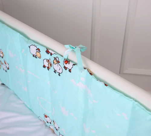 Сплошной борт в кроватку Kids Time 20-0030 Lambs - 2