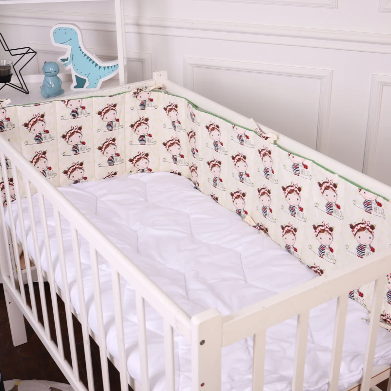 Сплошной борт в кроватку Kids Time 20-0031 Ladybug