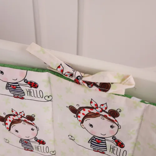 Сплошной борт в кроватку Kids Time 20-0031 Ladybug - 2