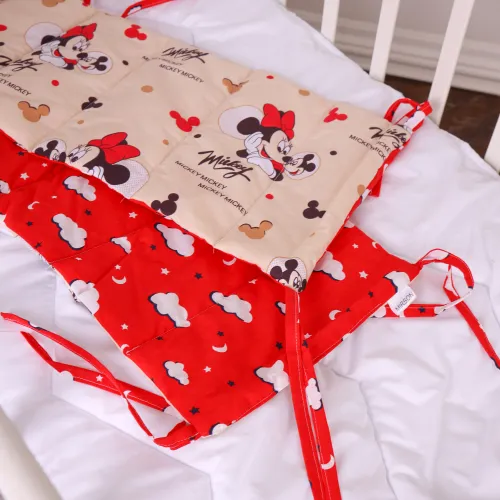 Суцільний борт в ліжечко Kids Time 20-0027 Mine mouse - 4