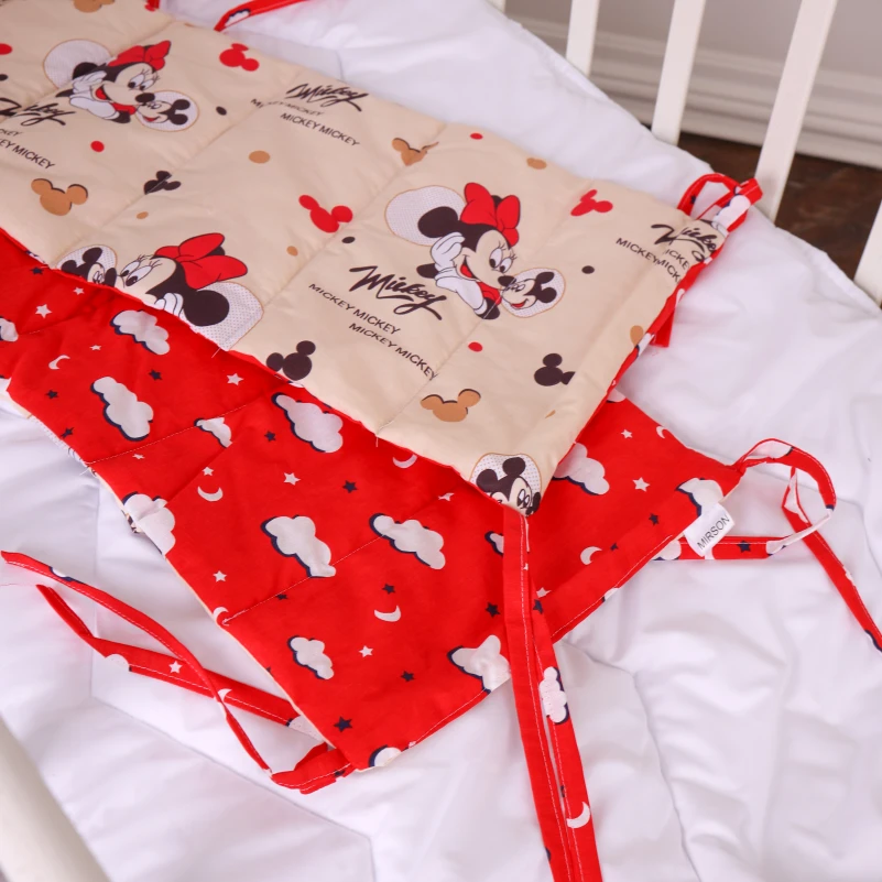 Суцільний борт в ліжечко Kids Time 20-0027 Mine mouse - 3