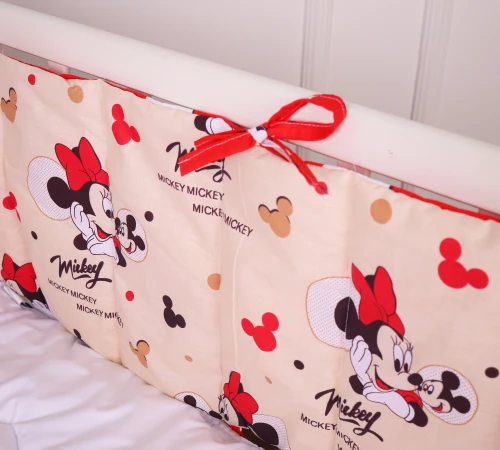 Сплошной борт в кроватку Kids Time 20-0027 Mine mouse - 2
