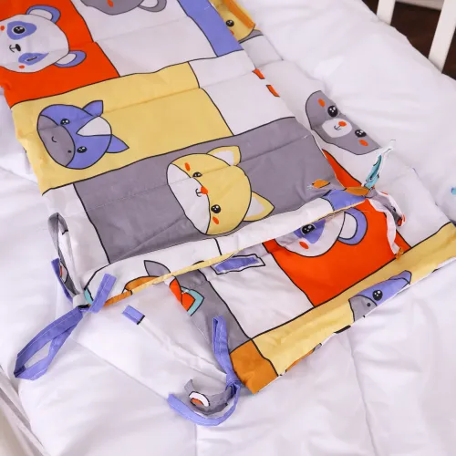Суцільний борт в ліжечко Kids Time 20-0039 Zoo alphabet - 4