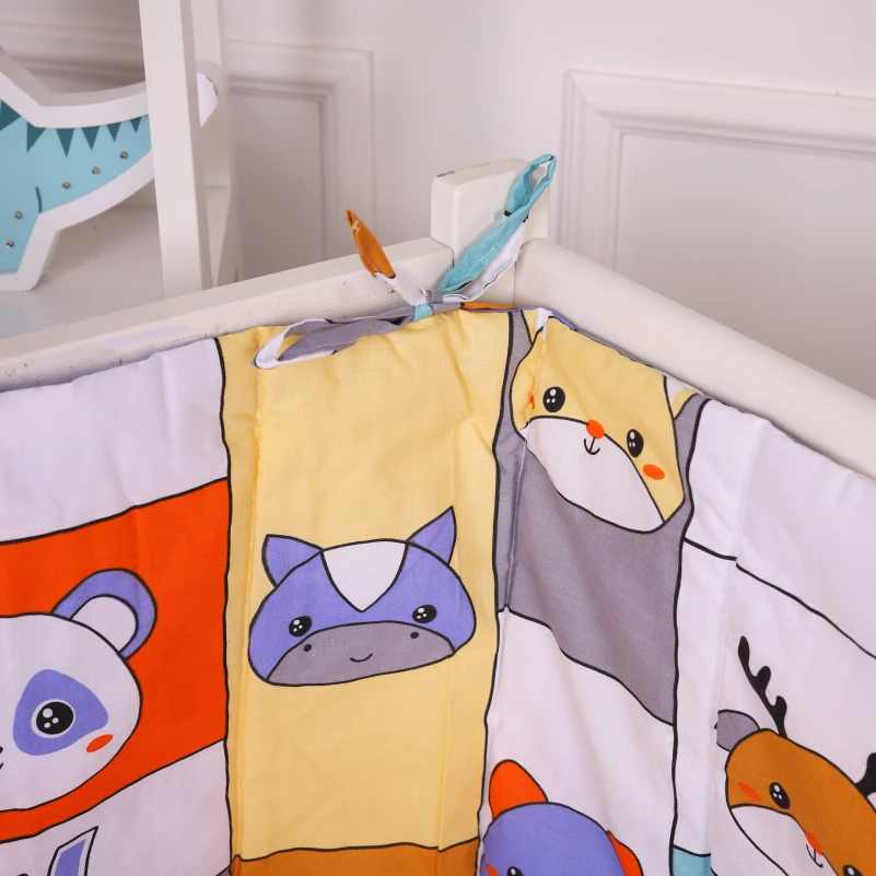 Суцільний борт в ліжечко Kids Time 20-0039 Zoo alphabet - 2