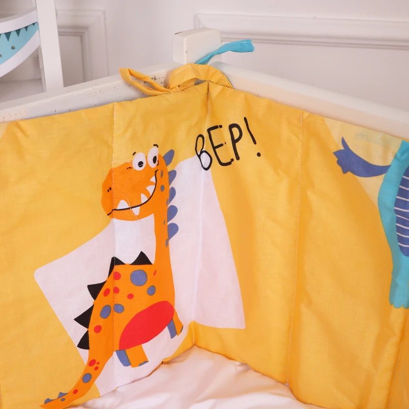 Сплошной борт в кроватку Kids Time 20-0033 Good dinosaur - 2