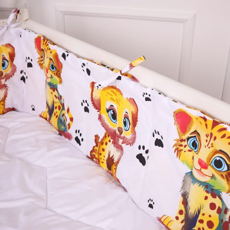 Суцільний борт в ліжечко Kids Time 20-0034 King Tiger - 1