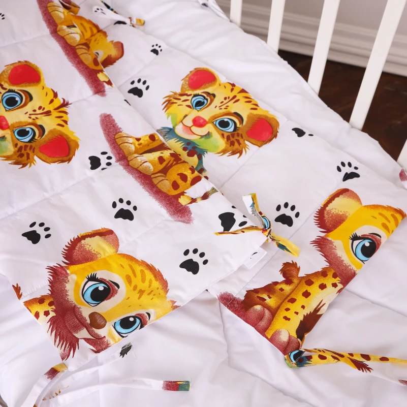 Суцільний борт в ліжечко Kids Time 20-0034 King Tiger - 2