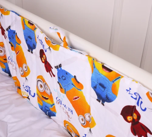 Сплошной борт в кроватку Kids Time 20-0036 Minions - 2