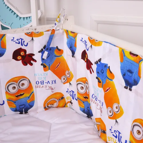 Суцільний борт в ліжечко Kids Time 20-0036 Minions - 3