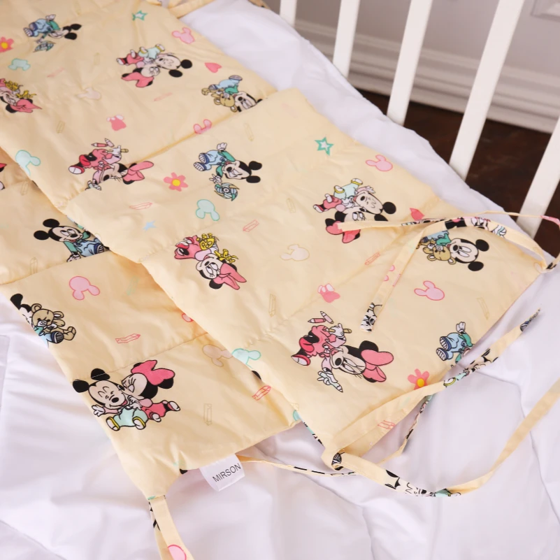 Суцільний борт в ліжечко Kids Time 20-0043 Green Mikey Mouse - 3