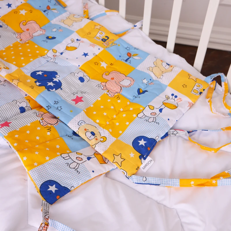 Суцільний борт в ліжечко Kids Time 20-0038 Cute animals - 3