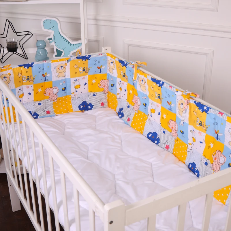 Суцільний борт в ліжечко Kids Time 20-0038 Cute animals - 1