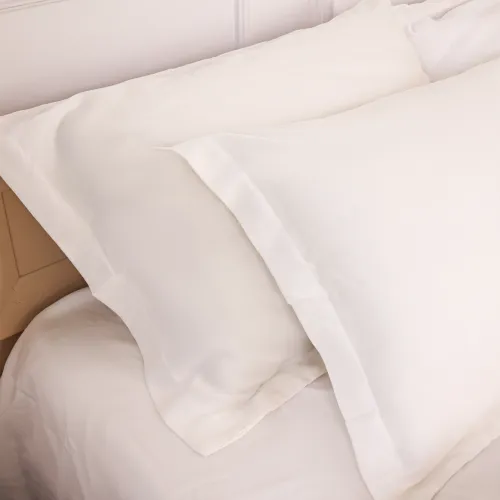 Простирадло на гумці Tencel №01 White висота 25 см (дитячі 10 см) - 5