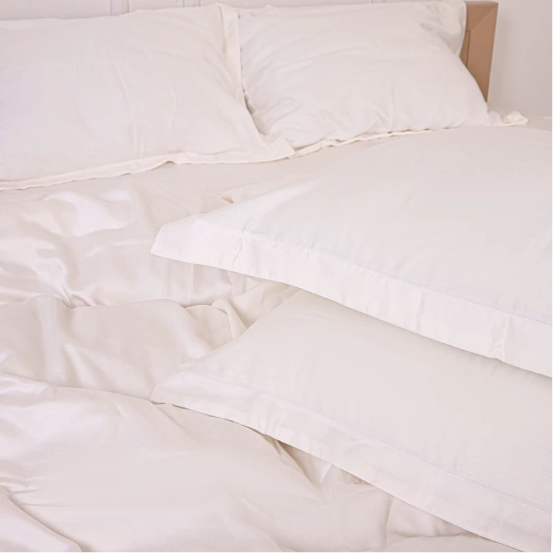 Комплект постільної білизни Tencel №01 White - 8