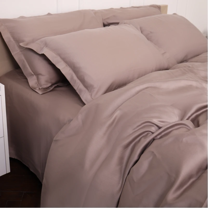 Комплект постільної білизни Tencel №08 Beige - 10