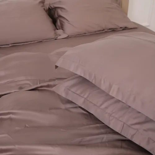Простирадло на гумці Tencel №08 Beige висота 25 см (дитячі 10 см) - 5