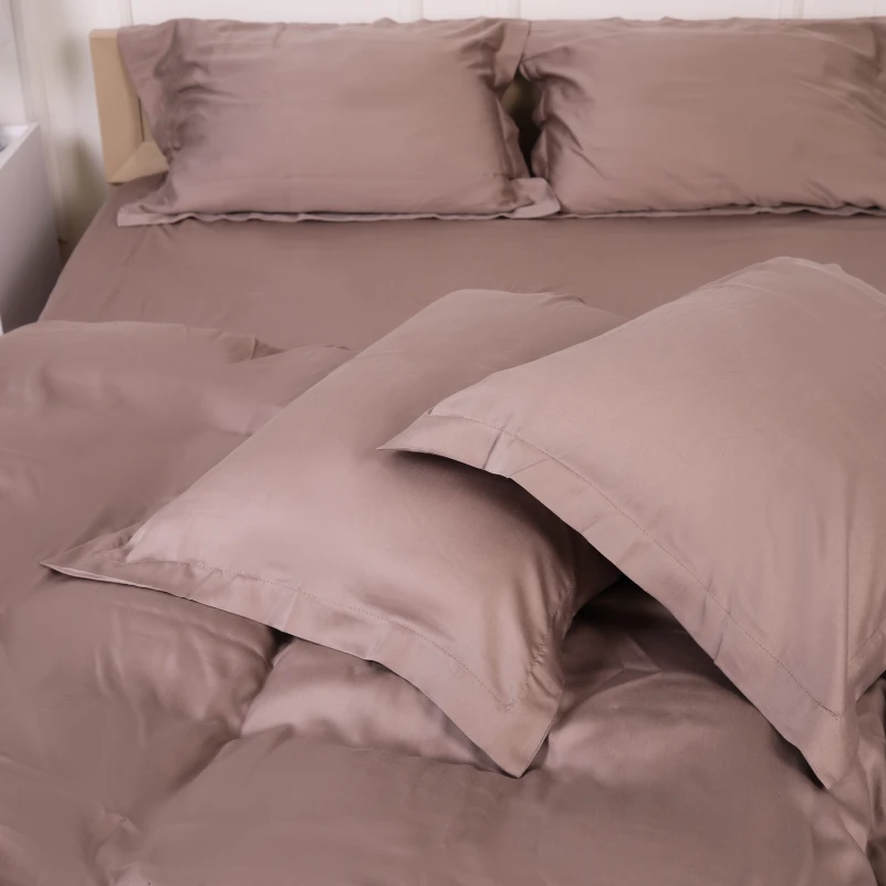 Комплект постільної білизни Tencel №08 Beige - 4