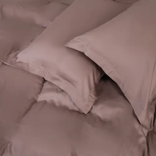 Простирадло на гумці Tencel №08 Beige висота 25 см (дитячі 10 см) - 3