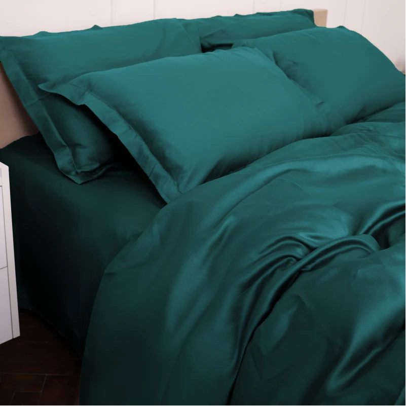 Комплект постільної білизни Tencel №07 Emerald - 8