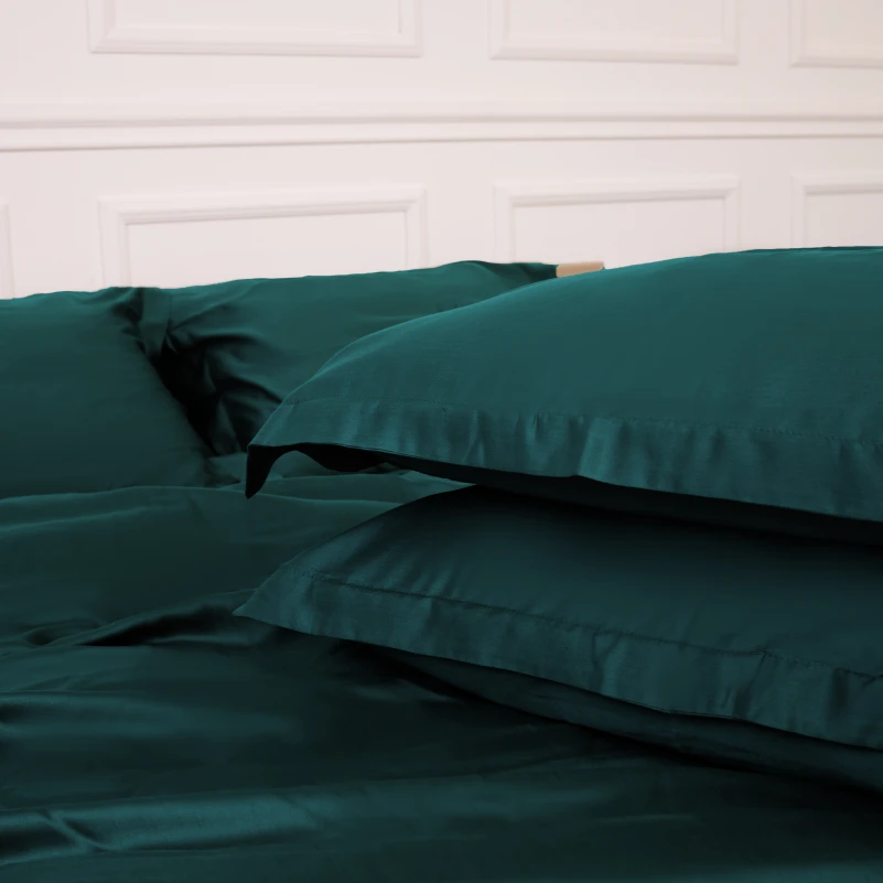 Комплект постільної білизни Tencel №07 Emerald - 5