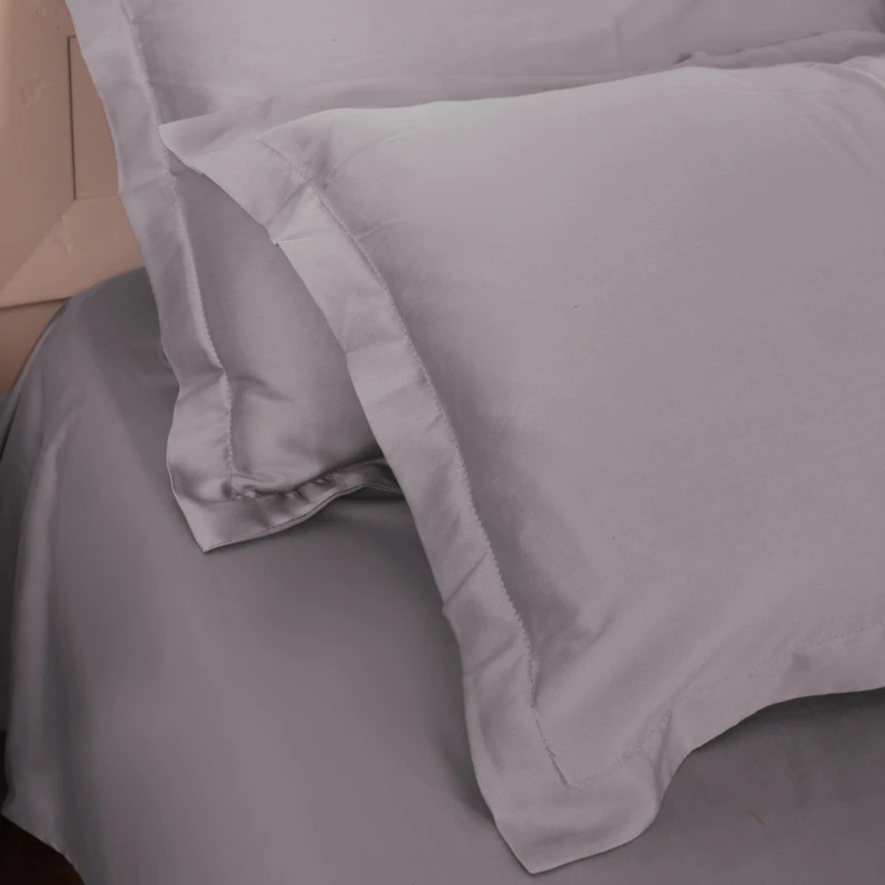 Комплект постільної білизни Tencel №06 Gray - 9