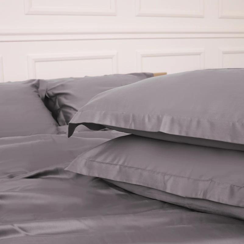 Комплект постільної білизни Tencel №06 Gray - 4