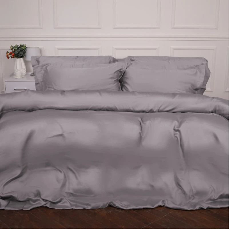 Комплект постільної білизни Tencel №06 Gray - 1