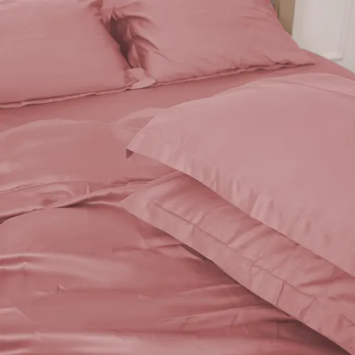 Простирадло на гумці Tencel №02 Pink висота 25 см (дитячі 10 см) - 4