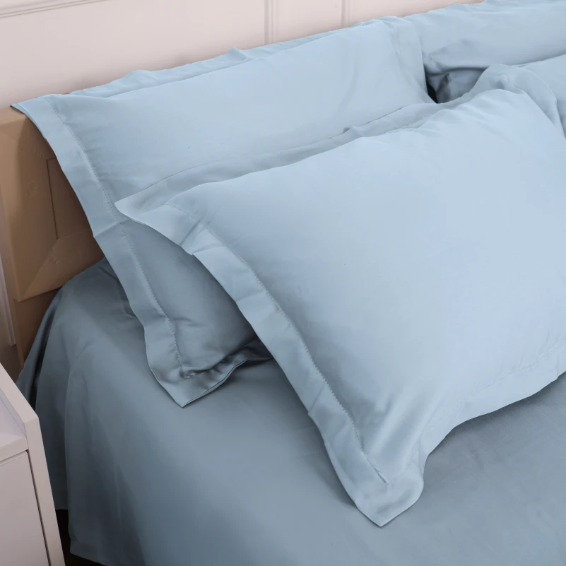 Комплект постільної білизни Tencel №04 Blue - 5