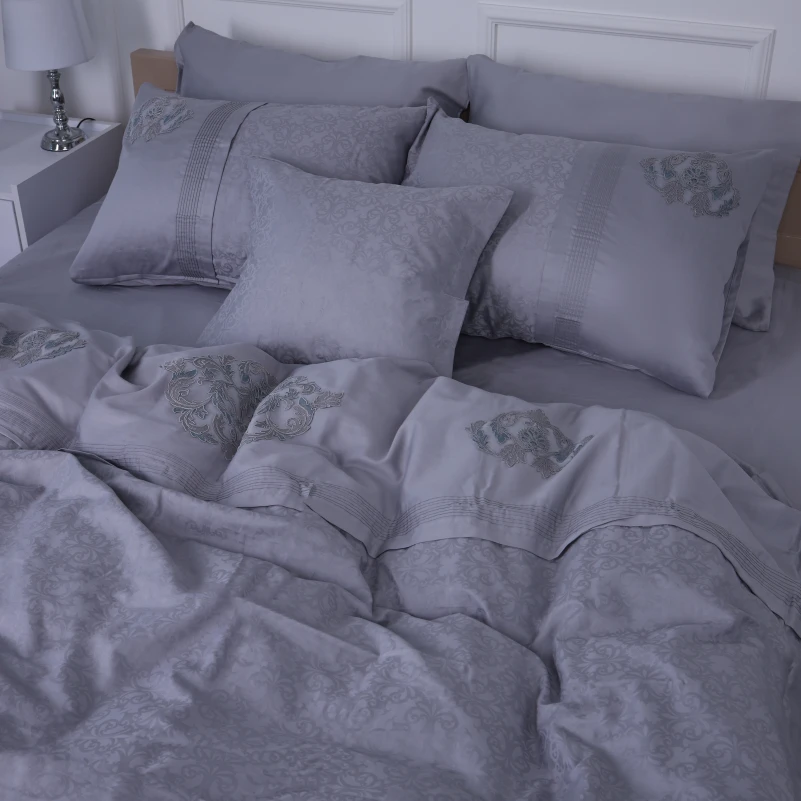 Комплект постільної білизни Сатин Т "Grand Comfort Collection" - 5