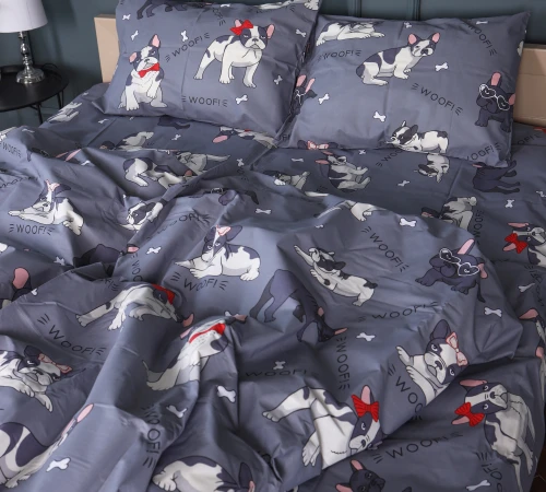 Підковдра Бязь 17-0663 Cute Pug