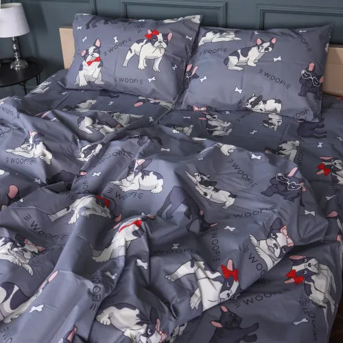 Підковдра Бязь 17-0663 Cute Pug