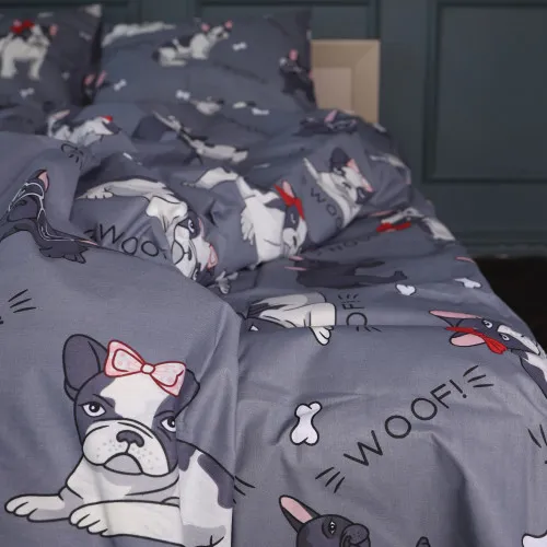 Простынь Бязь 17-0663 Cute Pug