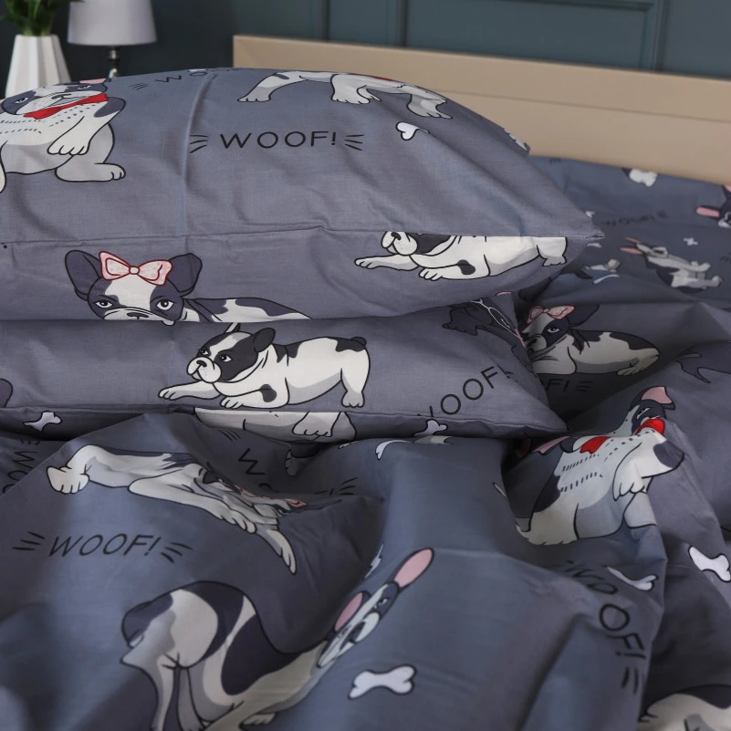 Комплект постельного белья Ranforce Elite 17-0663 Cute Pug - 4