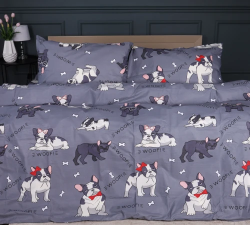 Простирадло Ranforce Elite 17-0663 Cute Pug - 2