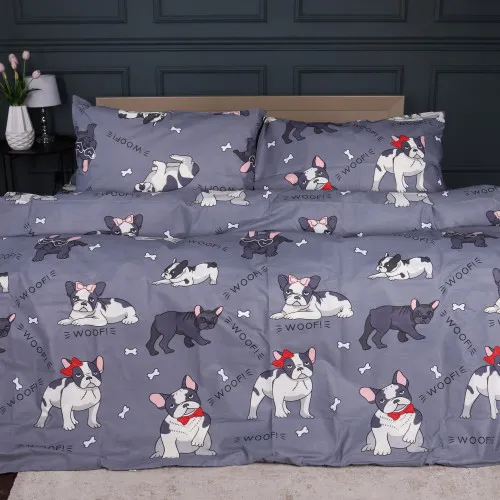 Простирадло Ranforce Elite 17-0663 Cute Pug - 2