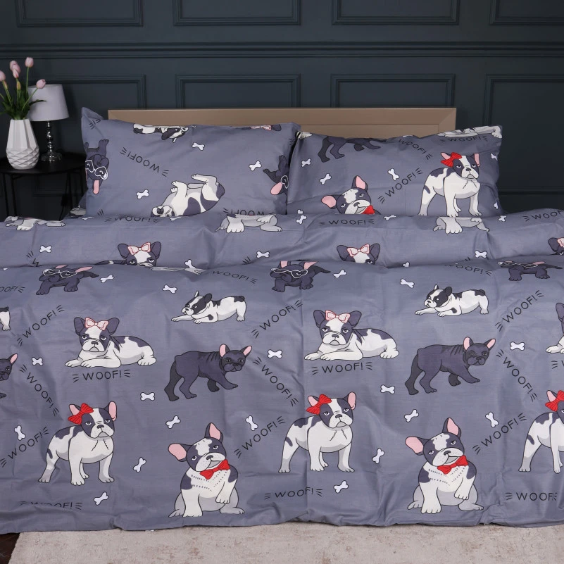 Комплект постельного белья Ranforce Elite 17-0663 Cute Pug