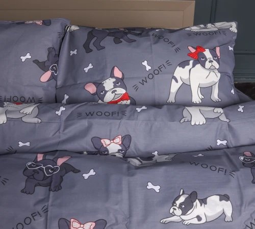 Комплект постільної білизни Ranforce Elite 17-0663 Cute Pug - 2