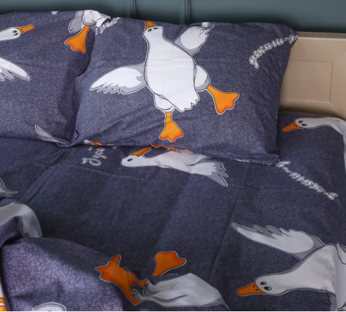 Комплект постільної білизни Бязь 17-0662 Гусь Обнімусь - 2