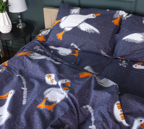 Простирадло Бязь 17-0662 Гусь Обнімусь - 2