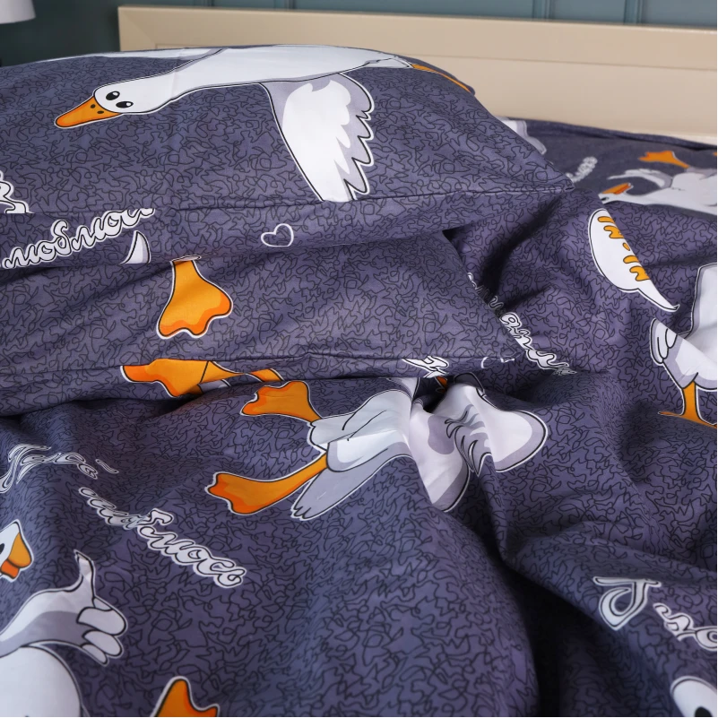 Комплект постільної білизни Ranforce Elite 17-0662 Гусь Обнімусь - 4