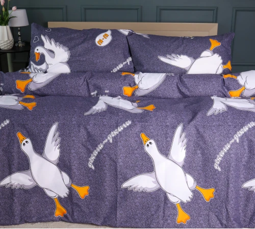 Комплект постельного белья Ranforce Elite 17-0662 Гусь Обнимусь