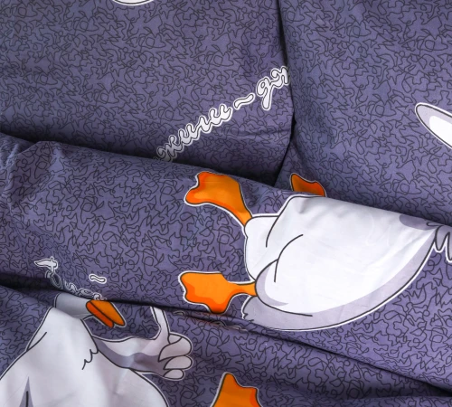Комплект постельного белья Ranforce Elite 17-0662 Гусь Обнимусь - 2