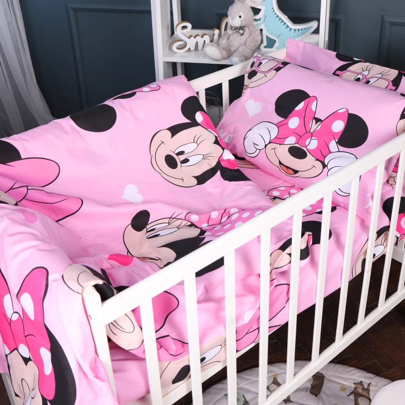 Простынь Бязь Kids Time 17-0666 Pink Minnie - 4