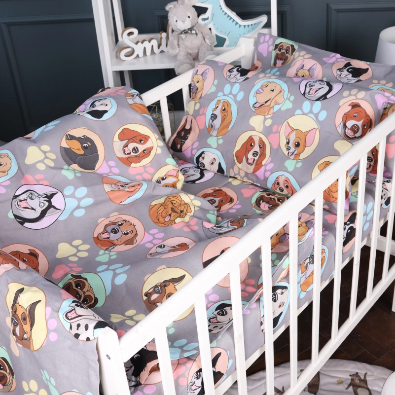 Пододеяльник Бязь Kids Time 17-0661 Happy Dogs