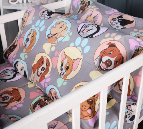 Наволочка Бязь Kids Time 17-0661 Happy Dogs