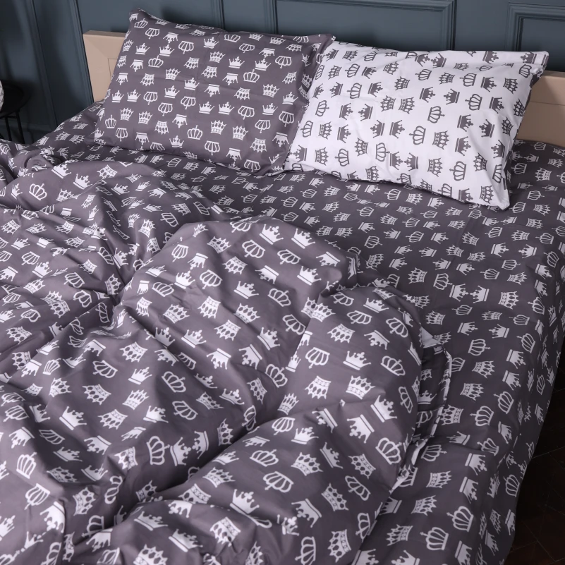 Комплект постільної білизни Бязь 17-0675 Queen of Now