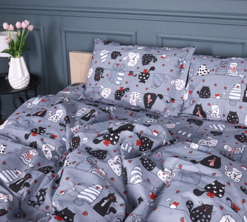 Підковдра Бязь 17-0671 With Love, Cats - 2
