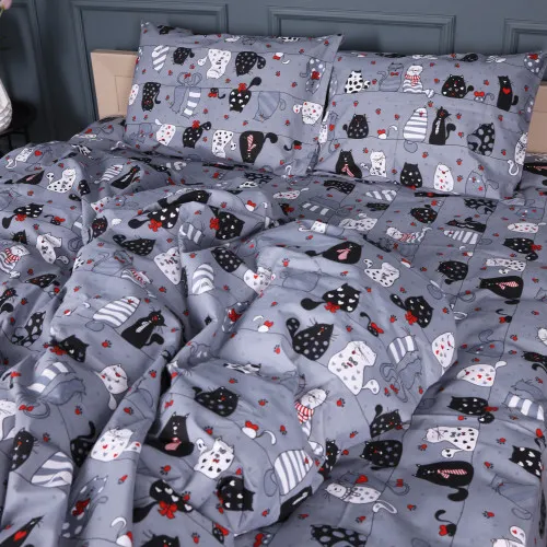 Простынь Бязь 17-0671 With Love, Cats - 2