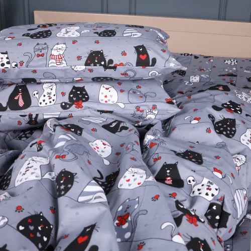 Наволочка Бязь 17-0671 With Love, Cats